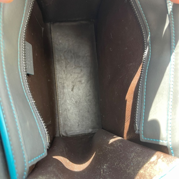 Celine Nano Luggage Tote Leather Handbag Made in Italy - Picture 10 of 15